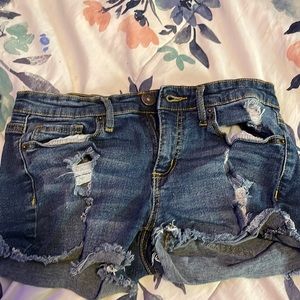 women jean shorts
